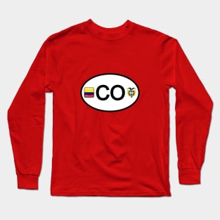 Colombia car country code Long Sleeve T-Shirt